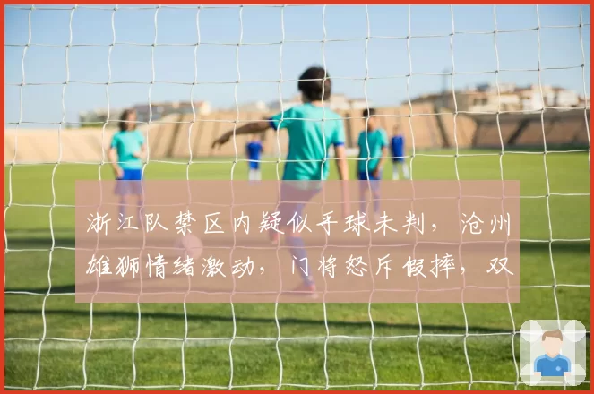 浙江队禁区内疑似手球未判，沧州雄狮情绪激动，门将怒斥假摔，双方多人纠缠谁之过？