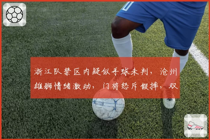 浙江队禁区内疑似手球未判，沧州雄狮情绪激动，门将怒斥假摔，双方多人纠缠谁之过？